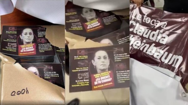 Hallan en la Alcaldía Cuauhtémoc propaganda de odio contra Sheinbaum