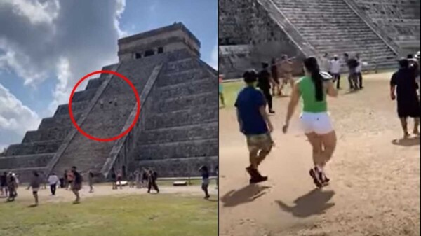 Tunden a turista por subir a la pirámide de Chichén Itzá (VIDEO)