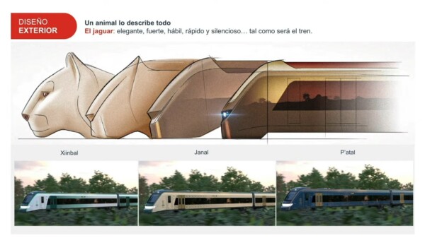 Presenta Alstom diseño de Jaguar para el Tren Maya