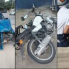 Motociclista queda lesionado tras colisionar contra auto en la Portillo.