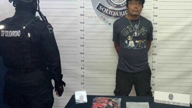 Detenido en la colonia Colosio con 80 dosis de drogas.