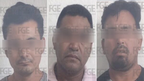 Detiene la Fiscalía a tres por robo calificado en Cancún.