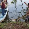 Cocodrilo arrastraba un cadáver en la Laguna de las Ilusiones en Tabasco.