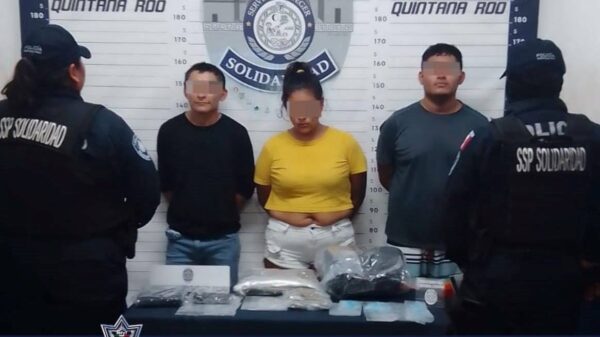 Caen seis presuntos narcomenudistas en Playa del Carmen.