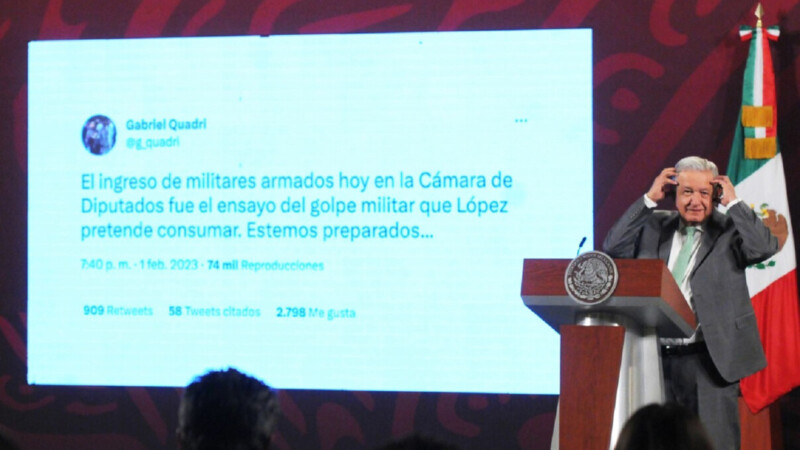 “Creel se envolvió en la bandera y se convirtió en patriota, no es serio”