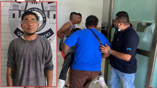 Presentan al asesino del checador de combis de la 251 en Cancún.