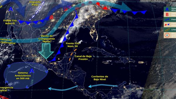 Pronóstico del clima para hoy jueves 9 de febrero en Quintana Roo.