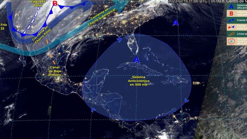 Pronóstico del clima para hoy miércoles 15 de febrero 2023 en Quintana Roo.
