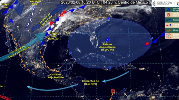 Pronóstico del clima para hoy miércoles 8 de febrero en Quintana Roo.