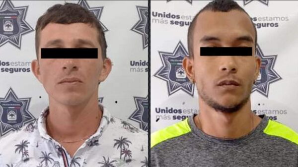 Detienen a dos colombianos por delitos contra la salud en Cozumel.