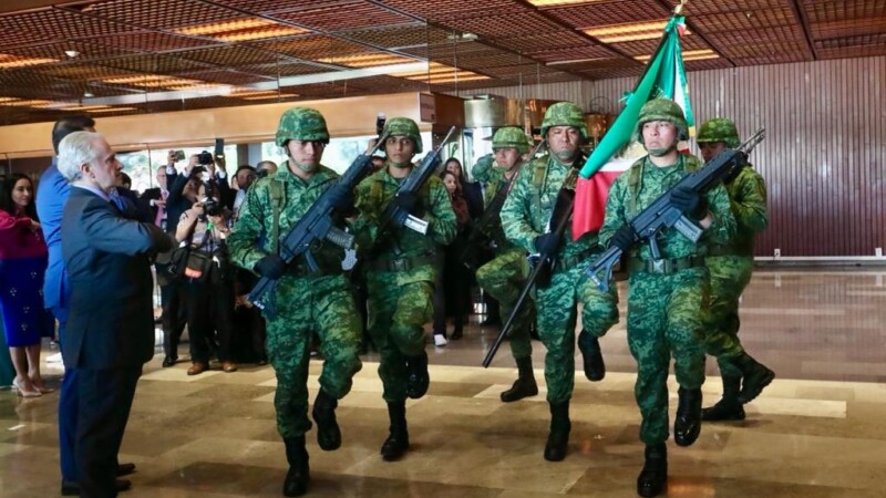 Presencia militar en San Lázaro, conforme a protocolos: Sedena