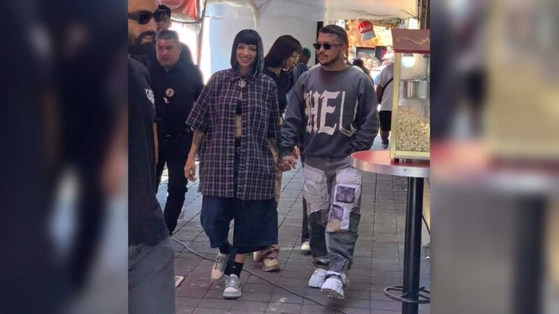 Captan a Cazzu y a Nodal en Tepito con una 'licuachela'