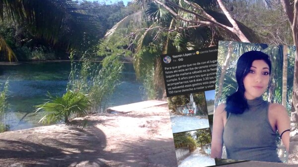 Le niegan festejo a su hija en kínder de Tulum y organiza "megafiesta" en un cenote