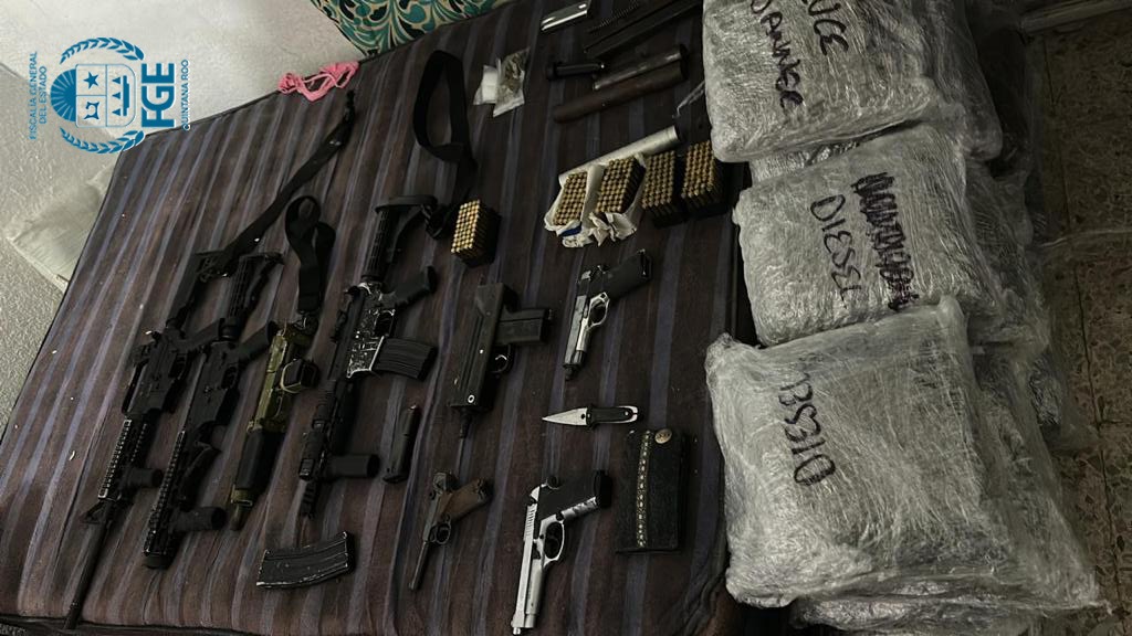 El operativo se realizó en conjunto con el Grupo de Coordinación para la Construcción de Paz y Seguridad de Quintana Roo.