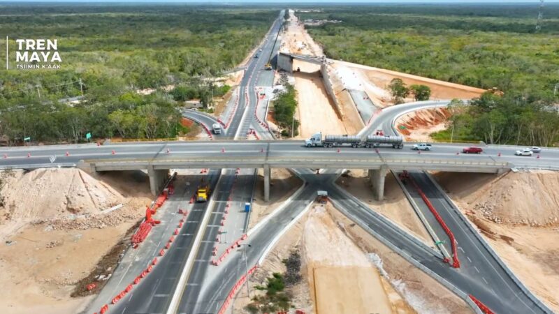 Será elevado más del 60% del Tramo 5 Sur del Tren Maya en Quintana Roo.