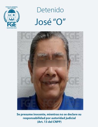 Aprehenden en Playa del Carmen a presunto abusador sexual; José “O” fue puesto a disposición de un juez en el Centro de Retención Municipal.