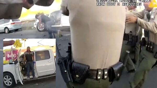 Latino con machete es acribillado por policías en EEUU