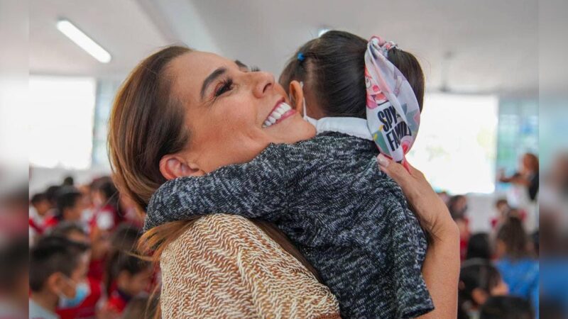 Mara Lezama entrega salón de usos múltiples en Jardín de Niños “Pedro de Gante”
