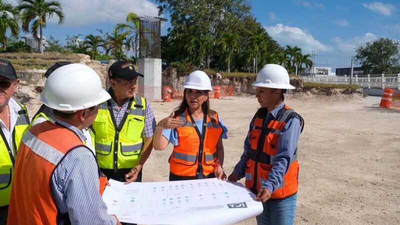 Avanzan megaobras en Quintana Roo, que facilitarán la movilidad de habitantes y turistas en la ciudad, además de impulsar el turismo