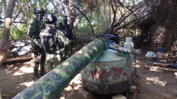 Aseguran el narcolaboratorio más grande de fentanilo en Culiacán