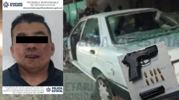 Someten vecinos en Edomex a rijoso por disparar en percance vial