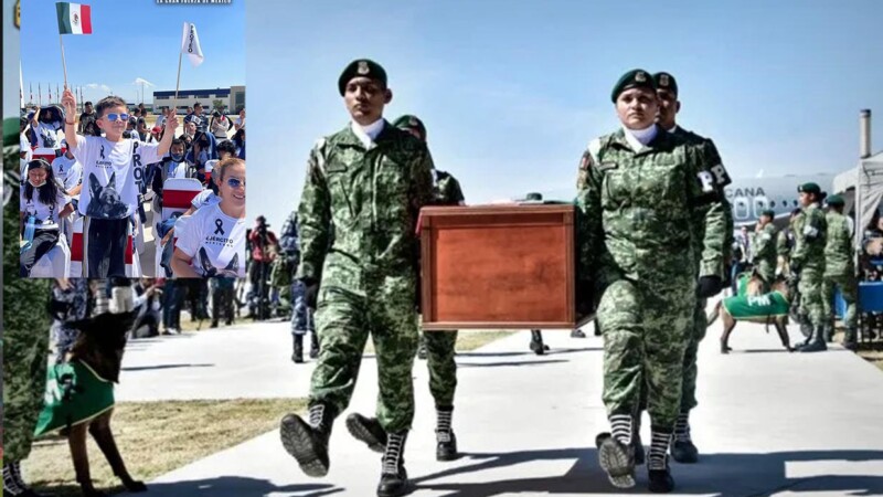 Regresan a México restos de Proteo, el perrito héroe