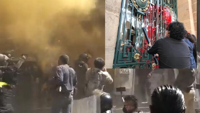 A "trancazos" irrumpen "mujeres" trans en Congreso de CDMX