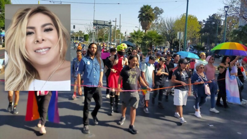 Protestan colectivos en CDMX por transfeminicidio