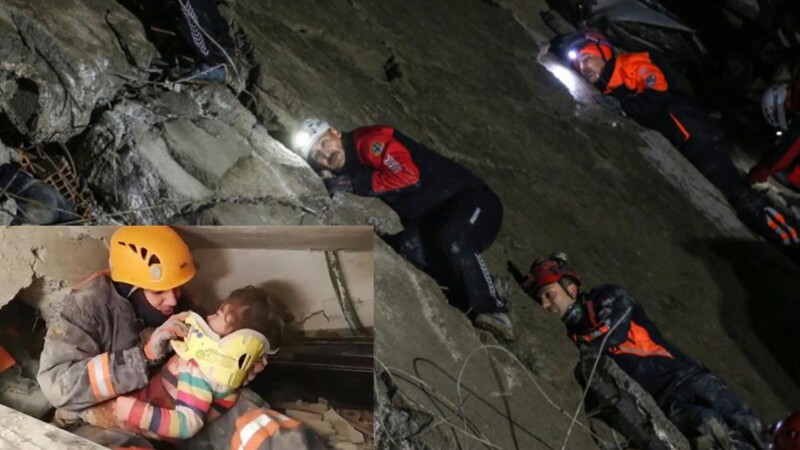 Tras sismo, rescatistas han logrado rescatar a 2 mil 470 personas en Turquía