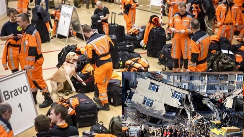 Envían países cientos de rescatistas a Turquía por sismo