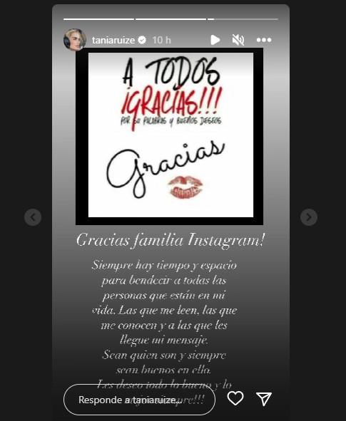 Tania Ruiz envía mensaje tras confirmar ruptura con Enrique Peña Nieto