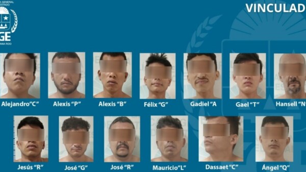 Playa del Carmen: Vinculan a proceso de 13 detenidos por delitos contra la salud.