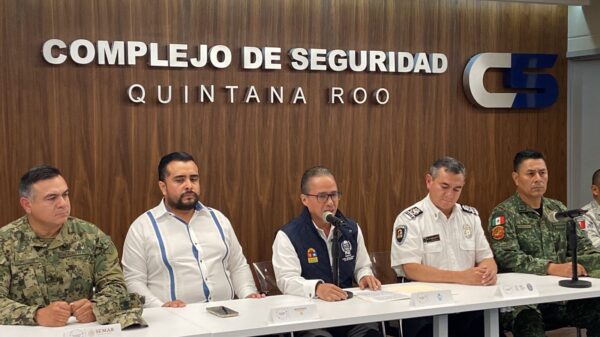 Presenta FGE a 10 involucrados en el asesinato de cuatro fiscales en Playa del Carmen.