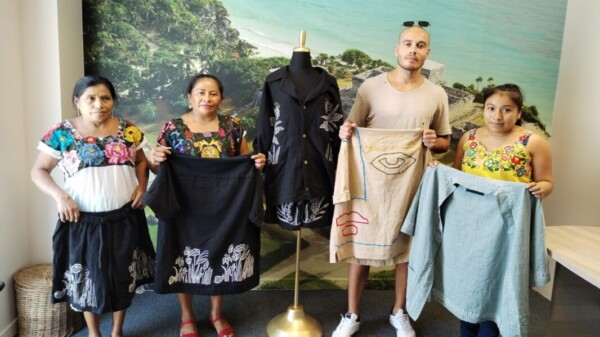 Moda sostenible: Mujeres mayas y diseñador Xisco Riboch presentan ‘Tulum Essential’.