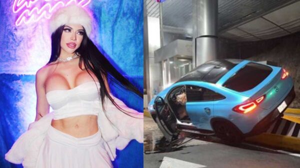 Yeri Mua sufre aparatoso accidente automovilístico