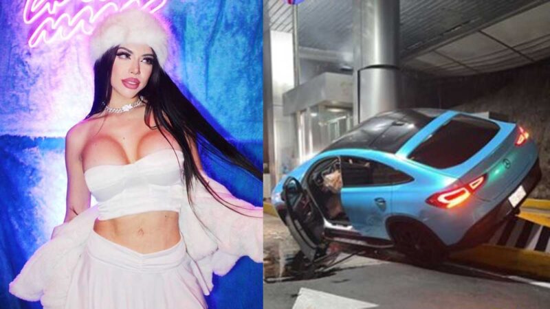 Yeri Mua sufre aparatoso accidente automovilístico