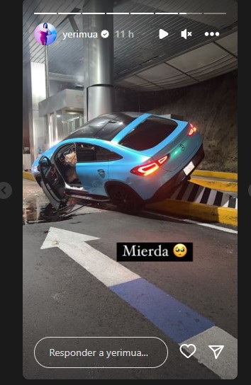 Yeri Mua sufre aparatoso accidente automovilístico