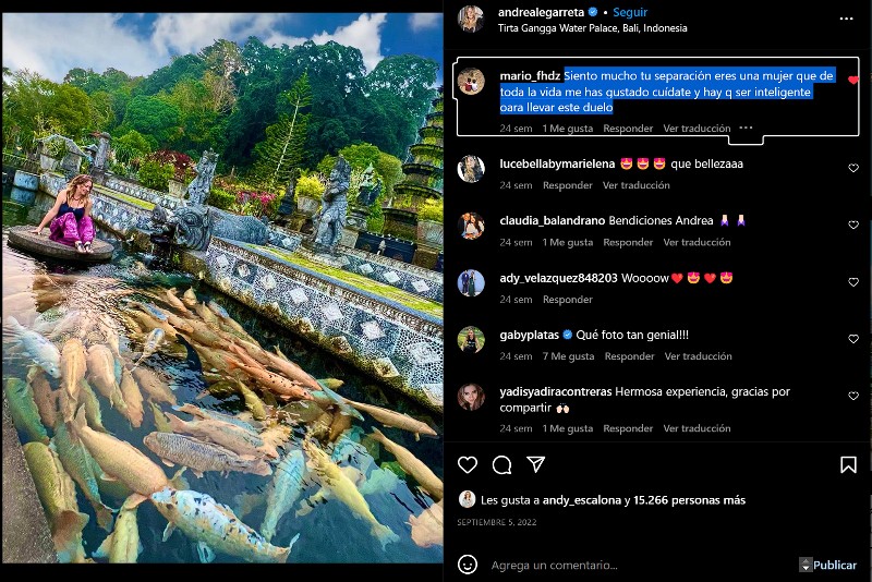 ¿Infidelidad? Erik Rubín fue visto en Tulum con una influencer