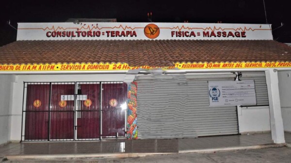 La Fiscalía de Quintana Roo catea y asegura un Spa en la isla de Cozumel.