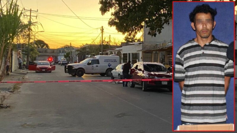 Cae “El Spawn” tras doble homicidio en la Sm 227 de Cancún.