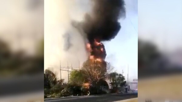 Explosión en gasolinera de Hidalgo deja dos muertos