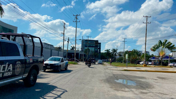 Reportan detonaciones de arma de fuego en la Avenida Bonampak de Cancún