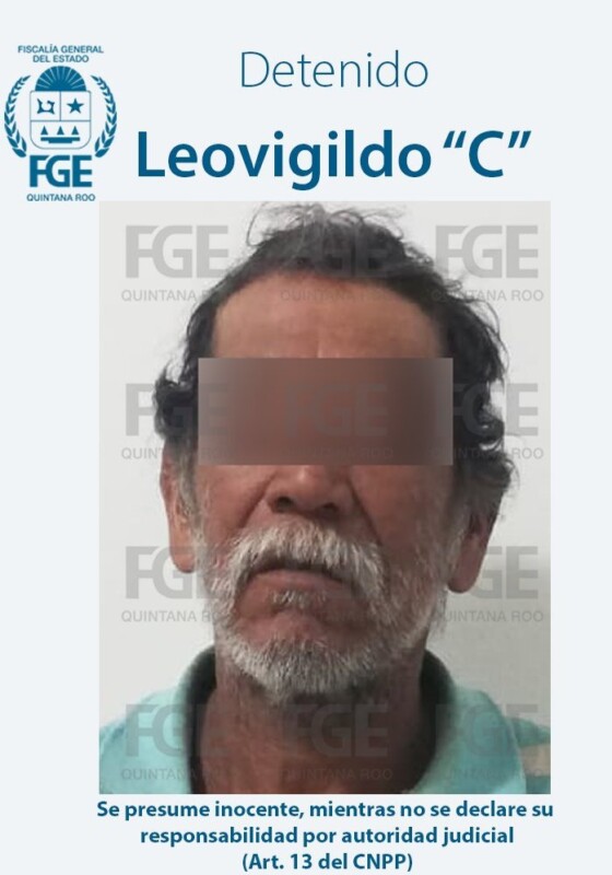 Detienen a un sujeto por caso de zoofilia en Othón P. Blanco; acusan a Leovigildo “C” del delito contra el ambiente y la fauna.