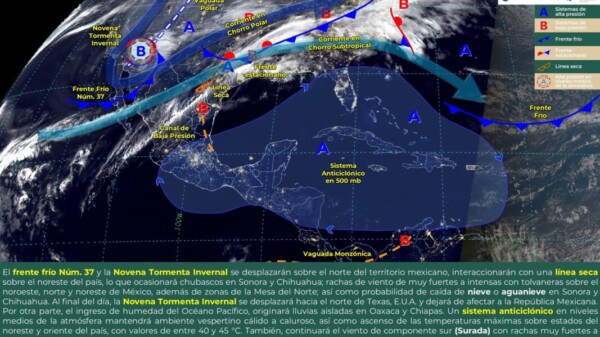 Pronóstico del clima para hoy jueves 2 de marzo 2023 en Quintana Roo.