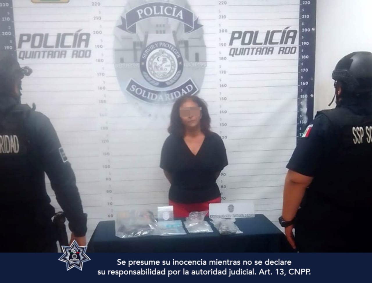 Deja seis detenidos operativos contra el narcomenudeo en Playa del Carmen; Alicia “N”, de 53 años, fue asegurada en el fraccionamiento Puerto Maya.
