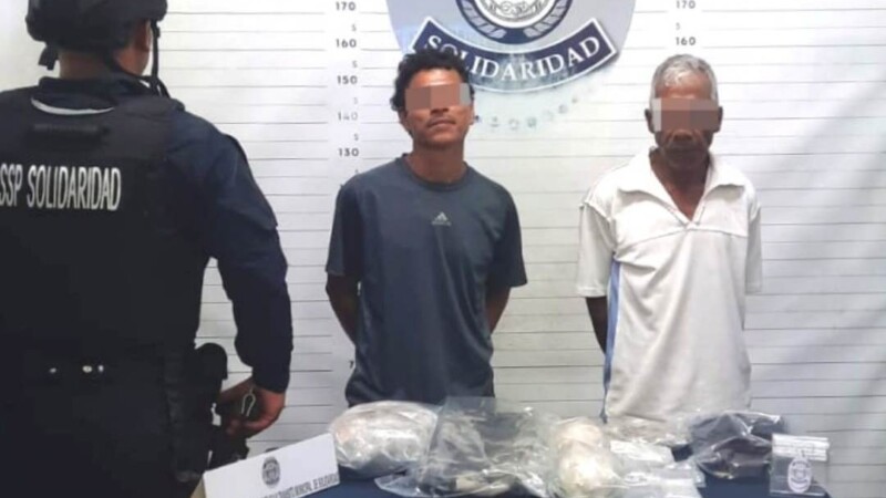 Caen dos mininarcos jarochos en colonia Nuevo Noh Bec.