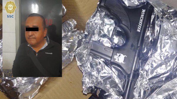 Detienen a sujetos en Metro de CDMX con arsenal artesanal