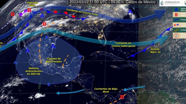 Pronóstico del clima para hoy miércoles 22 de marzo en Quintana Roo.