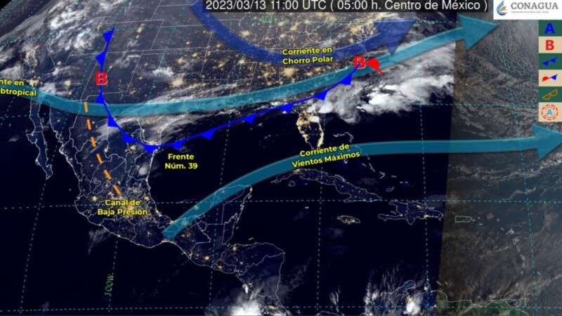 Pronóstico del clima para hoy lunes 13 de marzo 2023 en Quintana Roo.