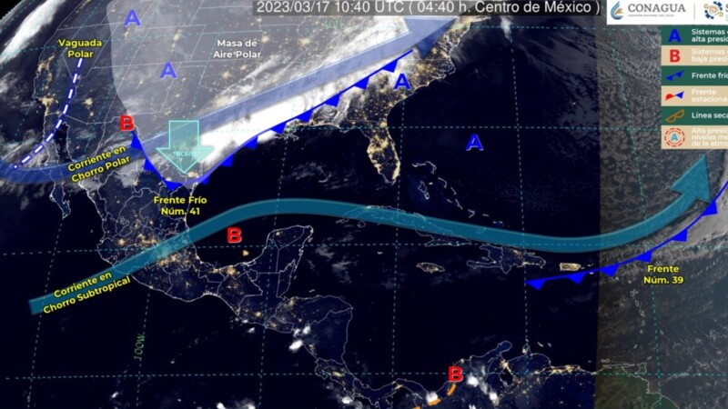 Pronóstico del clima para hoy viernes 17 de marzo 2023 en Quintana Roo.